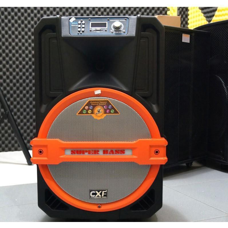 Loa Bluetooth Karaoke CXF tặng 2 micro ko dây