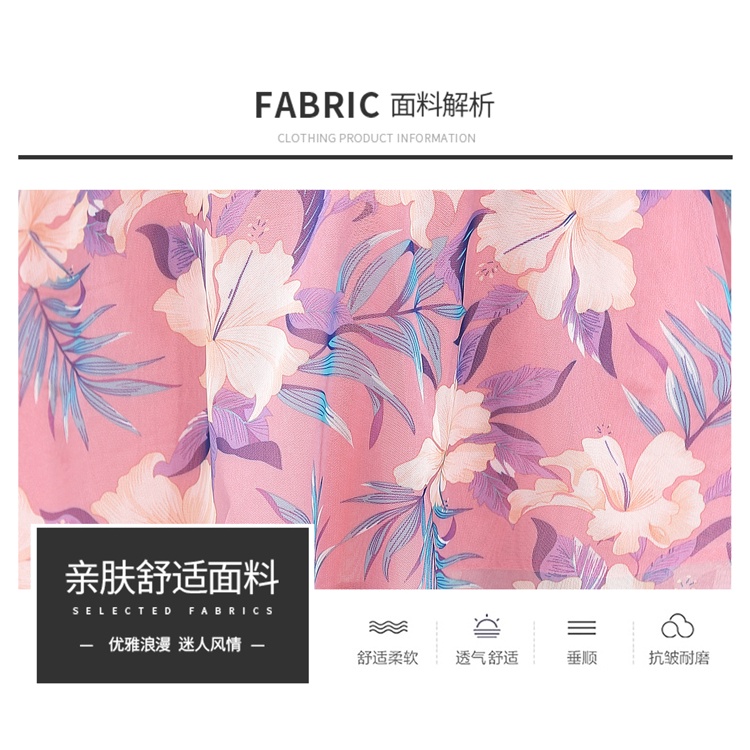 Áo Sơ Mi Chiffon Họa Tiết Hoa Phong Cách Phương Tây Thời Trang Mùa Hè Mới Cho Phụ Nữ Trung Niên 30-50 Tuổi