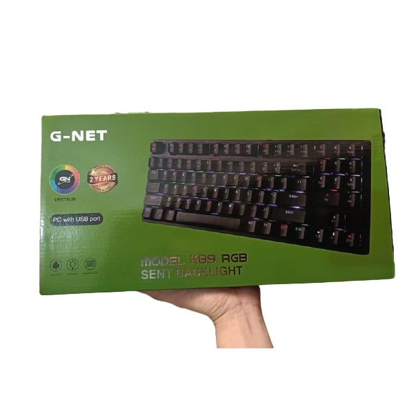 Bàn phím có dây cơ G-Net K89 RGB 89key Usb