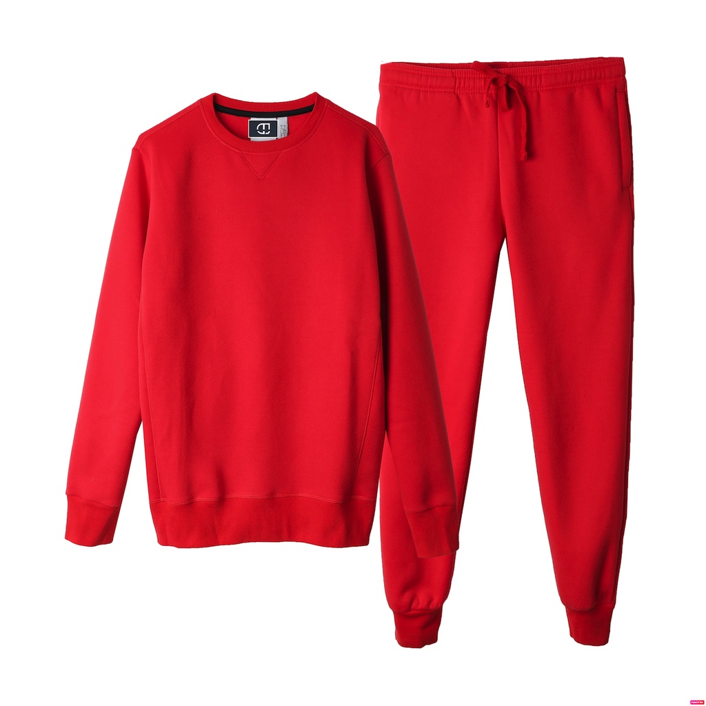 Bộ Nỉ Cotton Thu Đông Màu Xanh Đen ,  Xuất Hàn Dư Form Unisex , Set Đồ Bộ Đông Nam Nữ, Bigsize  - BOADi01