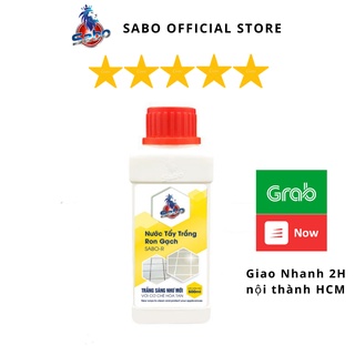 Nước tẩy trắng Ron gạch SABO-R, Vệ sinh đường ron, chỉ gạch sàn nhà ố đen