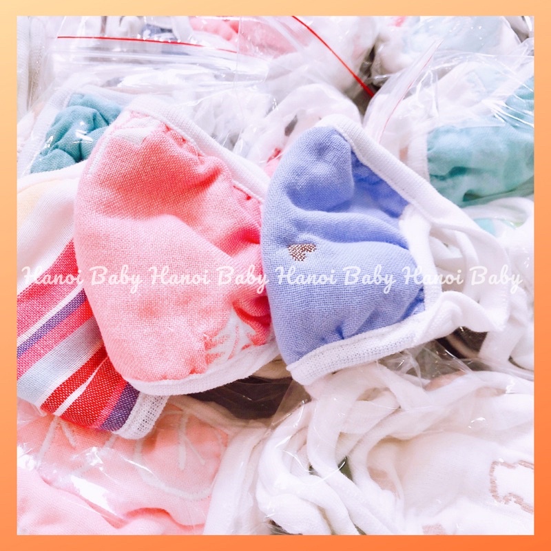 (Ảnh thật) Khẩu trang xô 6 lớp an toàn và mềm mại cho bé 6 tháng-3 tuổi | BigBuy360 - bigbuy360.vn