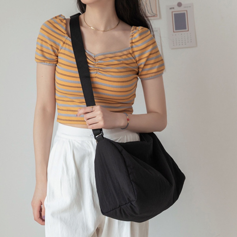 Túi Đeo Chéo Vai Bằng Nylon Sức Chứa Lớn Có Dây Đeo Tùy Chỉnh Dành Cho Nữ Đi Học / Hàng Ngày Tr
