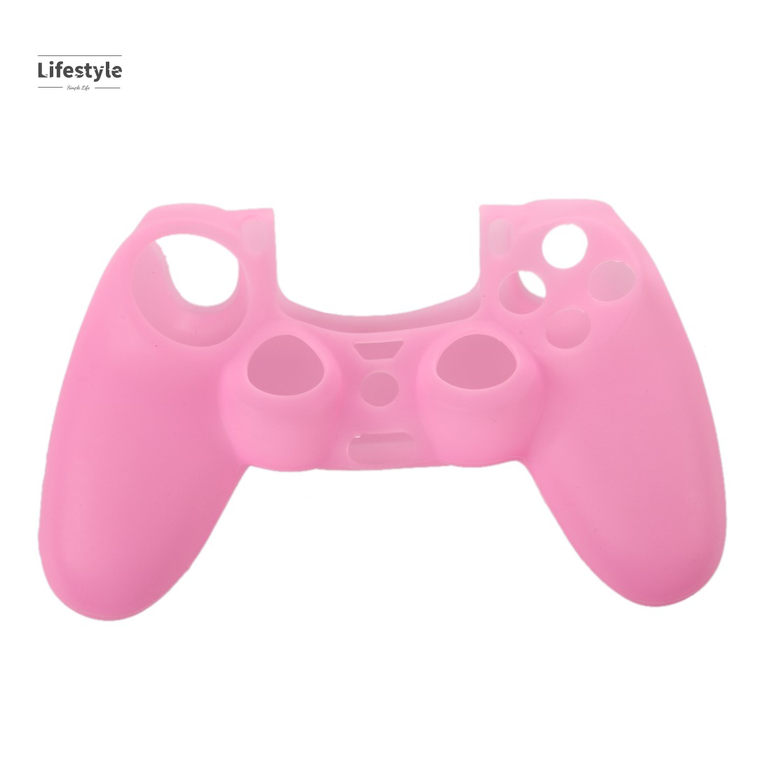 Vỏ Bọc Silicone Bảo Vệ Tay Cầm Chơi Game Ps4 Màu Hồng