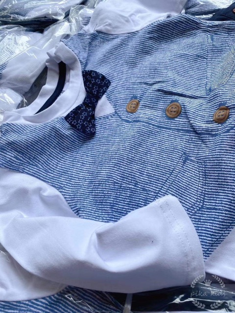 Bộ vest hm xuất bé trai