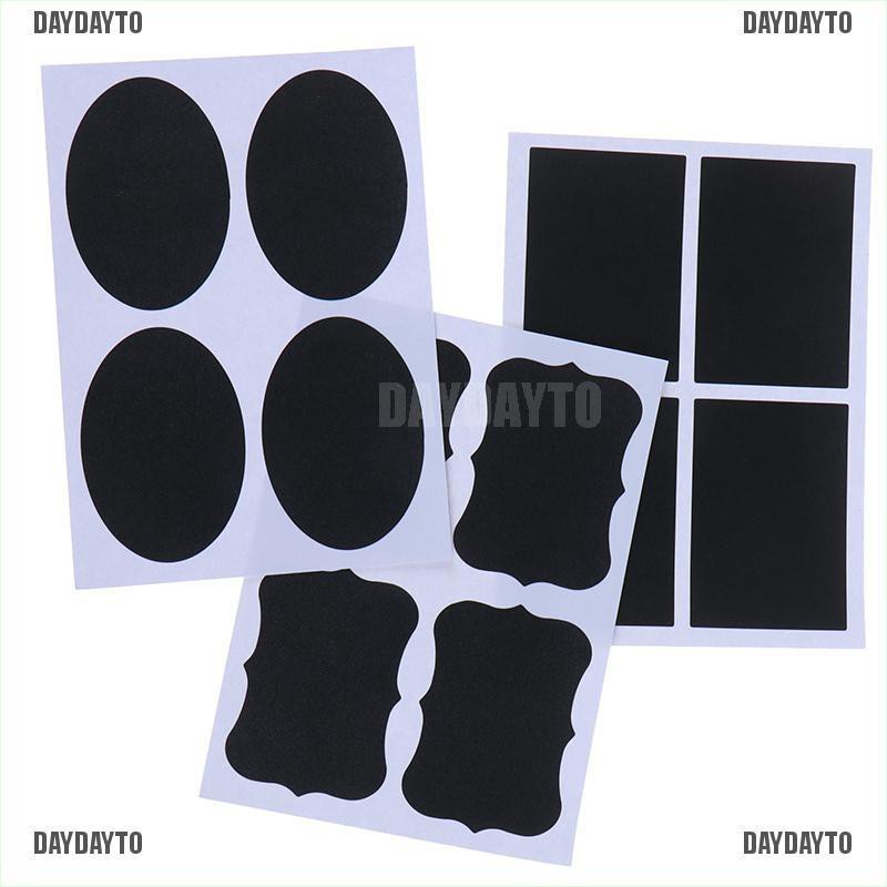 Set 36 Nhãn Dán Chai Lọ Có Thể Phân Hủy