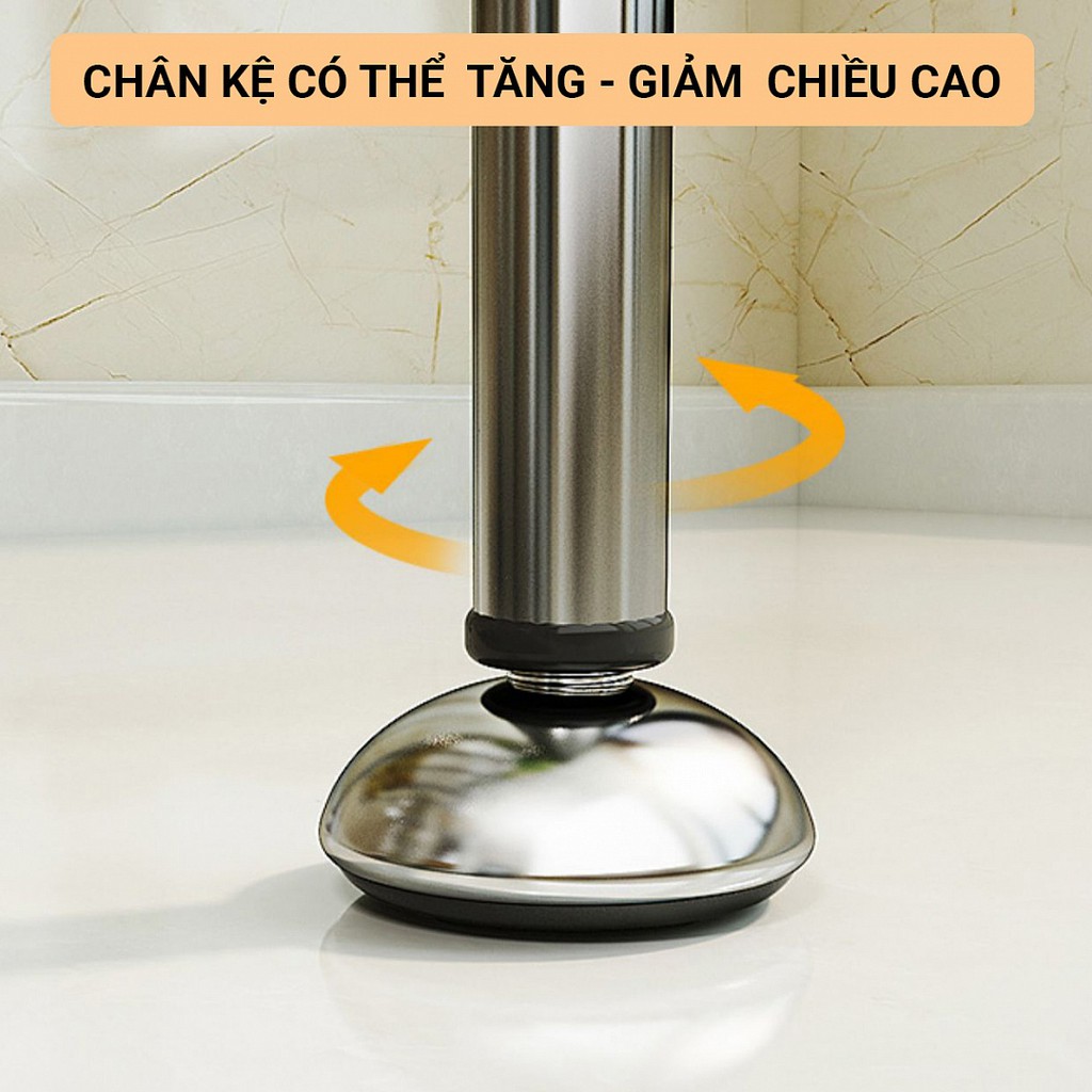 Kệ Để Bát Đũa Inox 304 Bát, Đũa, Dao, Thớt Đa Năng (Kèm giá đựng dao thìa đũa, kệ để thớt, khay đựng nước rửa bát)