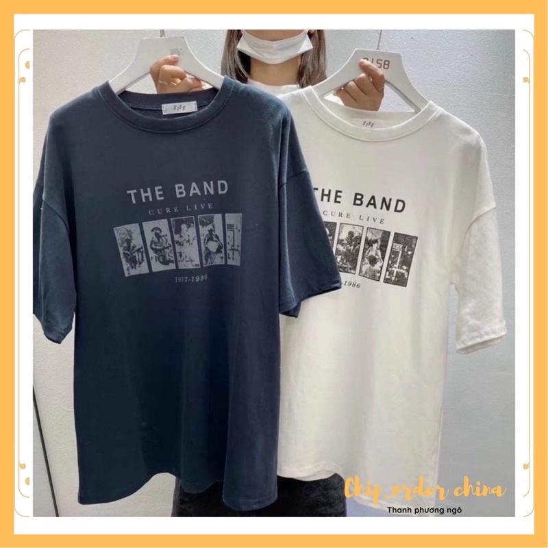 (XẢ HÀNG) Áo phông 3158- áo thun the band chất tuyết nhung quảng châu loại 1 form rộng