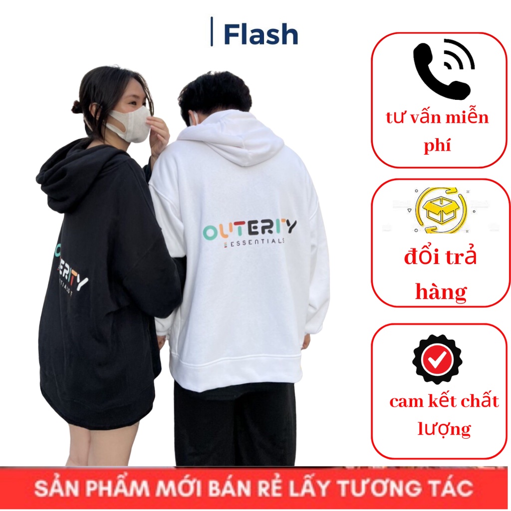 Áo hoodi outteri co giãn 2 chiều Nỉ bông Polyeste 010 congkakashi