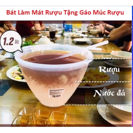 Bộ Bát Ướp Rượu, Tặng Gáo Múc Dụng Cụ Đựng Làm Lạnh Rượu