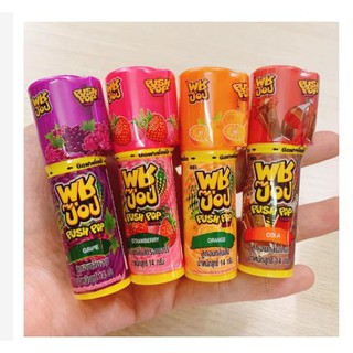 [hot][hot] combo 6 Kẹo thỏi son push pop_Thái Lan