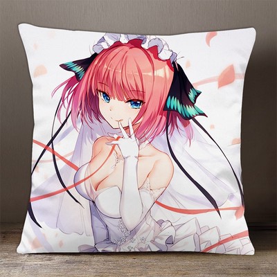 Gối IN HÌNH Gotoubun no Hanayome Nhà có 5 nàng dâu anime chibi gồm cả vỏ và ruột chất đẹp tiện lợi