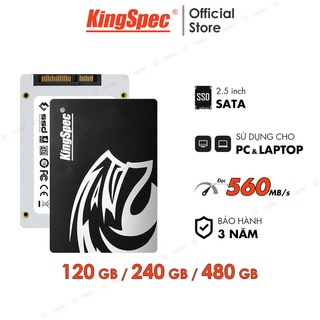 Mua  Mã BMBAU50 giảm 10% đơn 99k  Ổ cứng SSD KingSpec SATA 2.5   120GB / 240GB / 480GB | P4 Hàng Chính Hãng