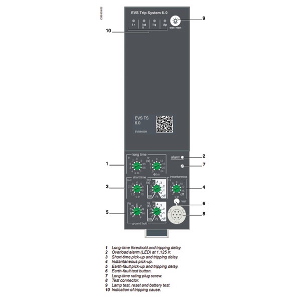 Máy cắt không khí EVS20H3MF20, EVS20H4MF20 Schneider 2000A 65kA  3P, 4P Fixed man