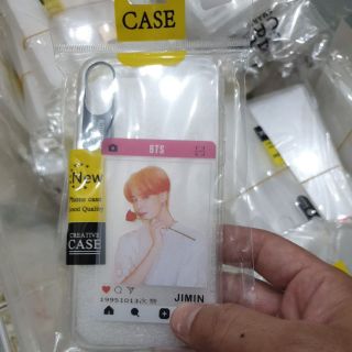 Ốp Lưng Iphone Trong Suốt Kèm Hình BTS  - BLACKPINK