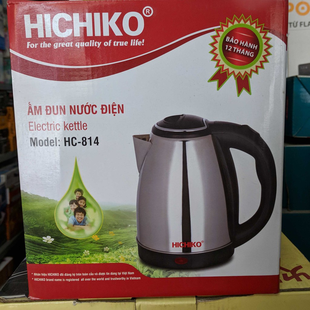 Ấm Đun Siêu Tốc Hichiko HC-814 (1.8 lít) - Hộp xấu
