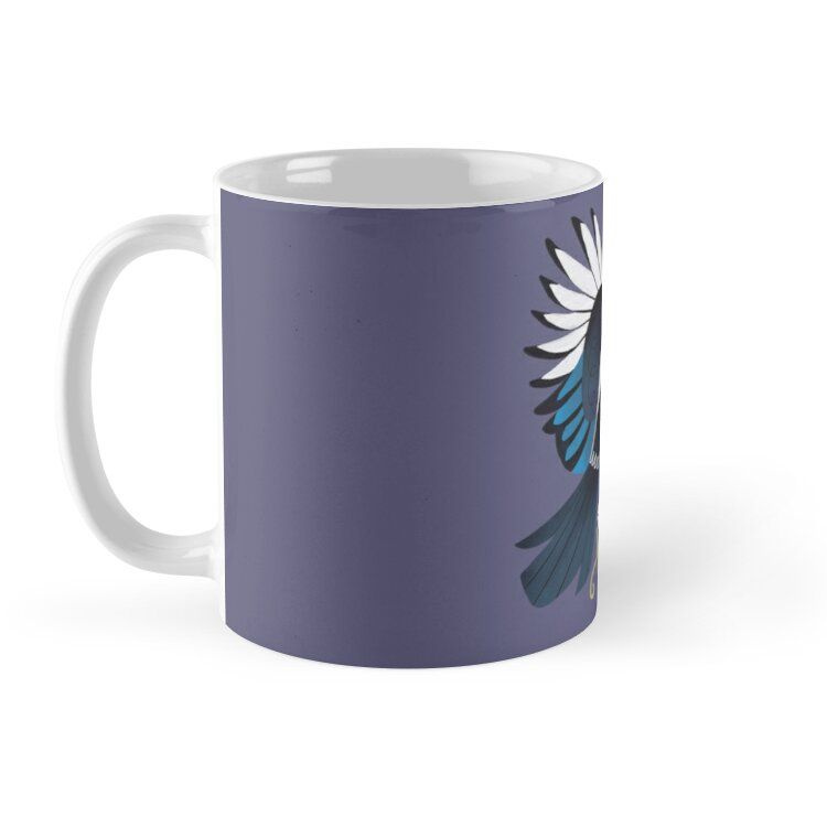 Cốc sứ in hình - Familiar European Magpie Mug - MS582