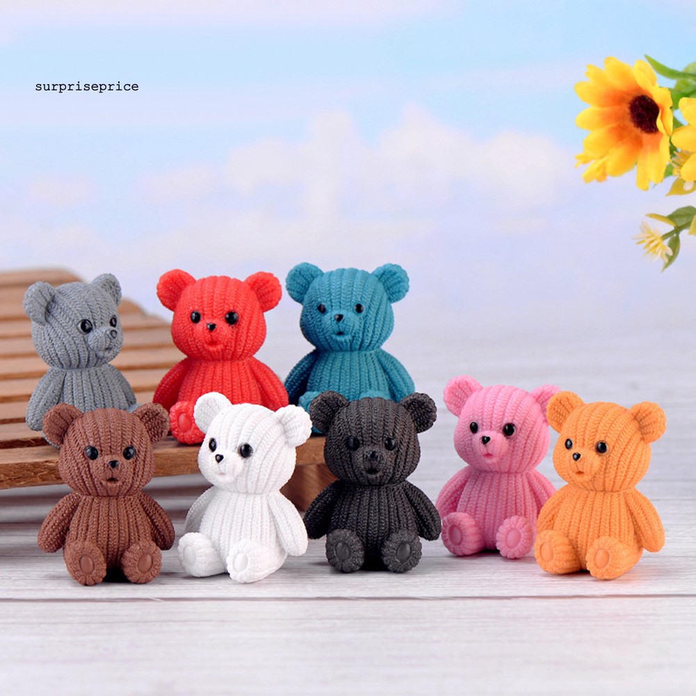 Phụ kiện gấu bông dễ thương trang trí cây cảnh