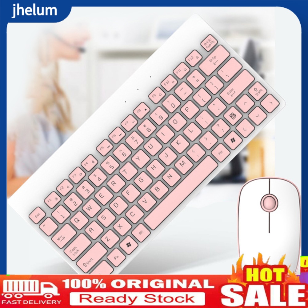 Bộ Bàn Phím Cơ Không Dây 1500DPI Có Thể Điều Chỉnh Cho Máy Tính Laptop