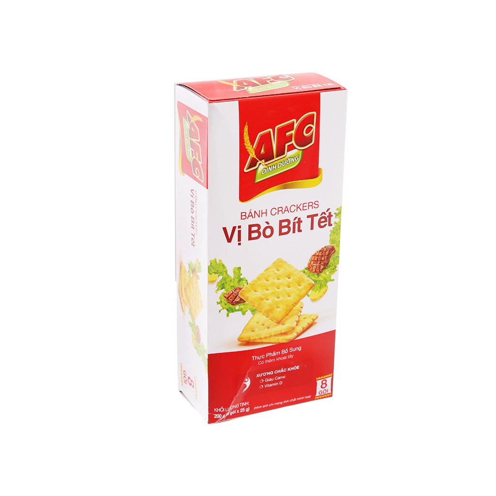 Bánh cracker AFC dinh dưỡng hộp 200g