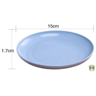 Dĩa tròn nhựa lúa mạch kích thước 15cm