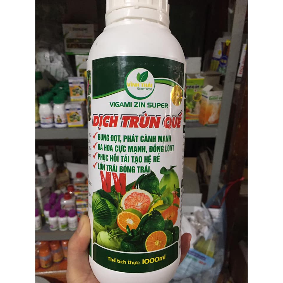 Dịch Trùn Quế chai 1 lít