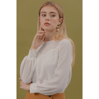 Áo Blouse Tay Dài Lilya 01TOP2073
