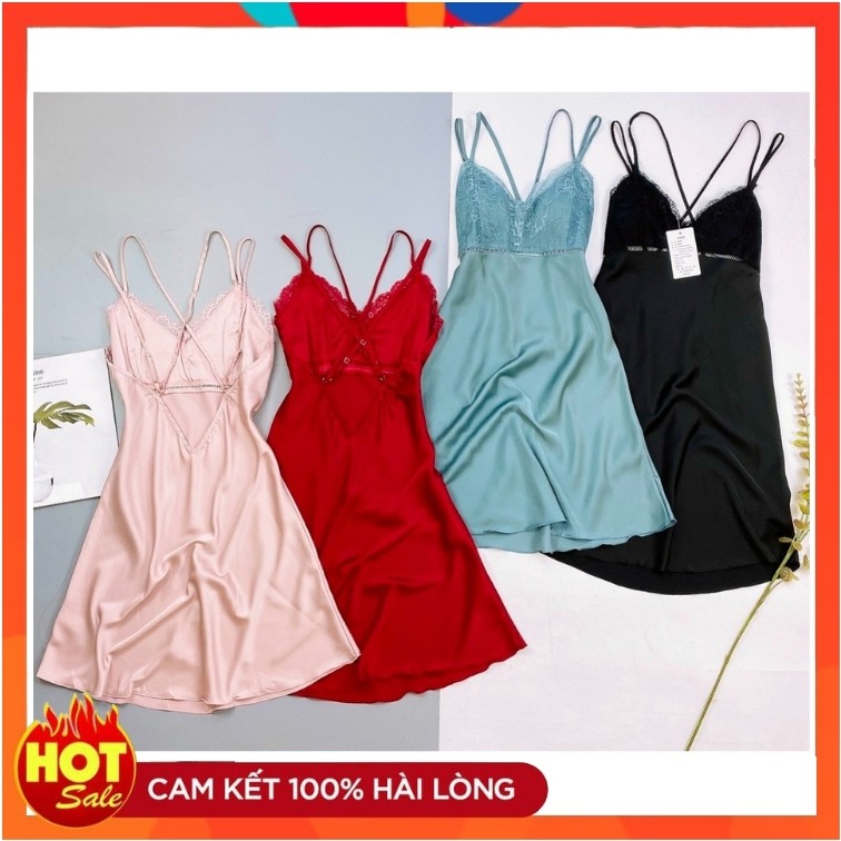 Váy Ngủ Gợi Cảm Lụa Quảng Châu NK Loại I