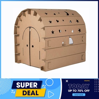 [XÃ KHO] NHÀ GIẤY CARTON LẮP RÁP CHO BÉ (101x84x78cm) [HCM]