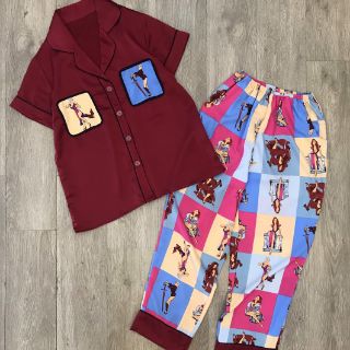 Đồ bộ satin lụa