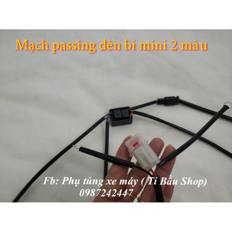 Mạch passing bi mini 2 màu cho các dòng xe trên nút đề passing