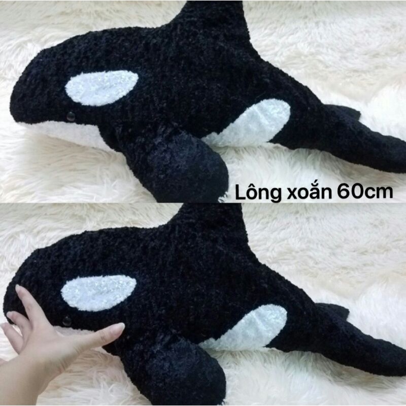 Cá voi cá mập giống như thật 50cm gấu bông