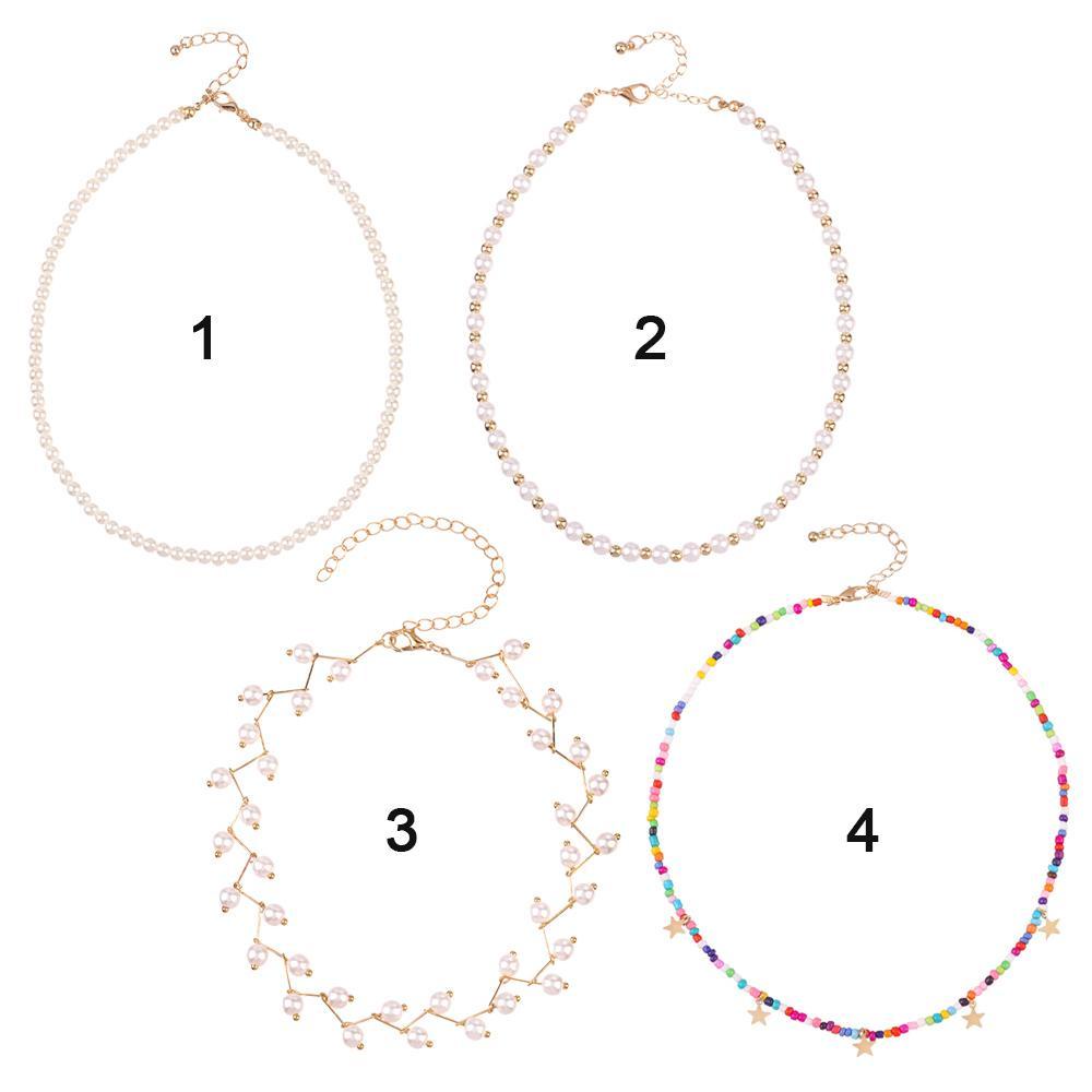 Vòng cổ Chuỗi Hạt Phong Cách Goth Cho Nữ|Choker Ngọc Trai