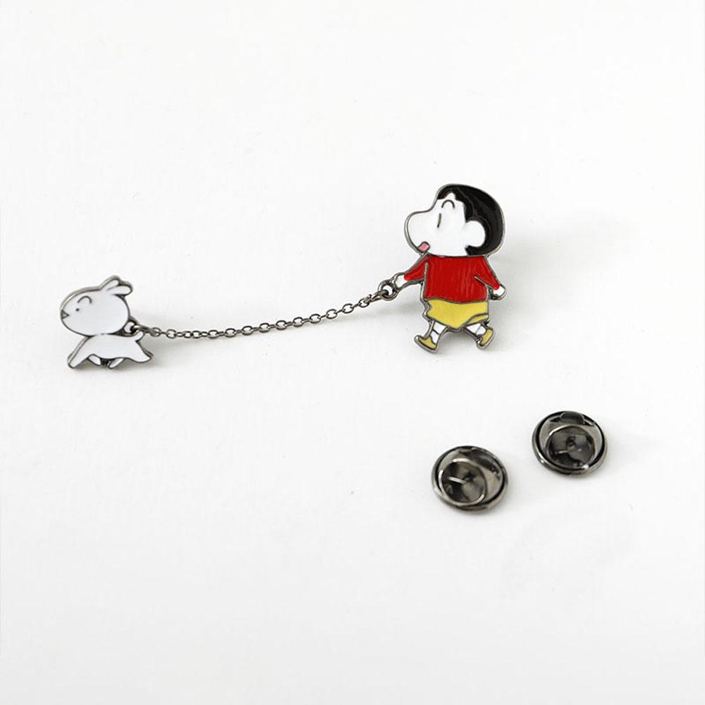 Trâm Cài Áo Họa Tiết Shin-Chan Hoạt Hình Độc Đáo Thời Trang