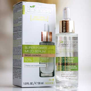 Serum Bielenda cho da dầu mụn lỗ chân lông to, trẻ hóa, trắng da