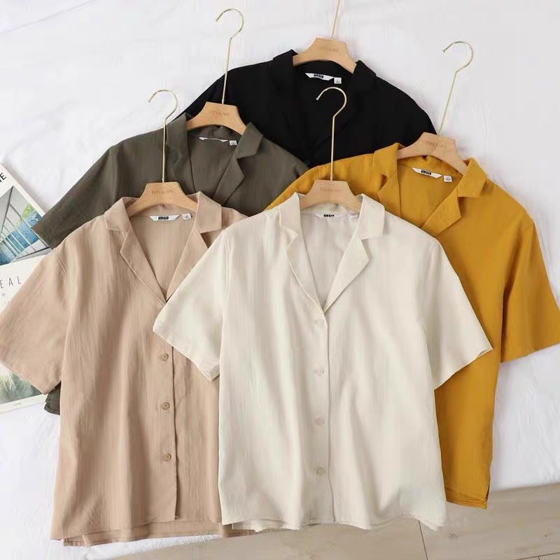 Áo sơ mi đũi phong cách hàn quốc bigsize 87 kg _ áo sơ mi ngắn tay công sở SMĐ