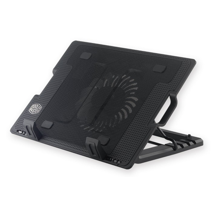 ĐẾ quạt tản nhiệt Laptop Nâng 45 độ - 1 Fan lớn - Có đèn led - có công tắc tắt/mở