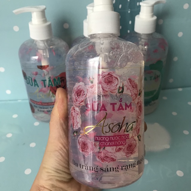 (HÀNG MỚI) Sữa tắm ASOHA cao cấp hương nước hoa-500 ml
