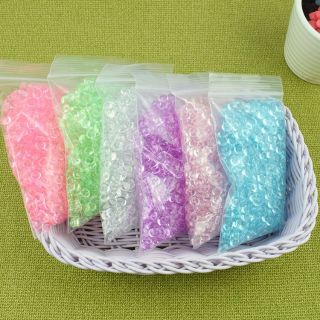 Hạt nhựa fishbowl trang trí bể cá, nguyên liệu làm slime gói 10g