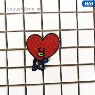 Sticker Ủi Thêu Hình Bt21 Bts