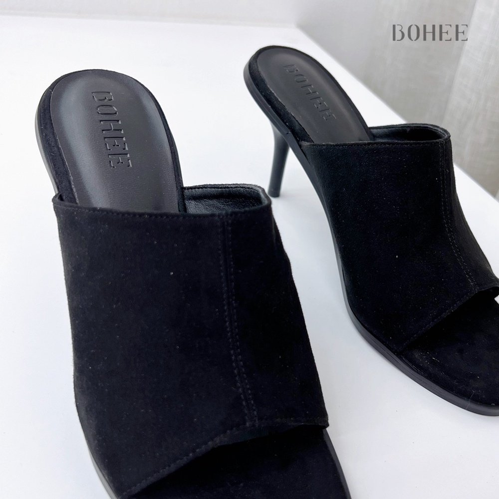 GD41 - Dép Cao Gót Nỉ BOHEE