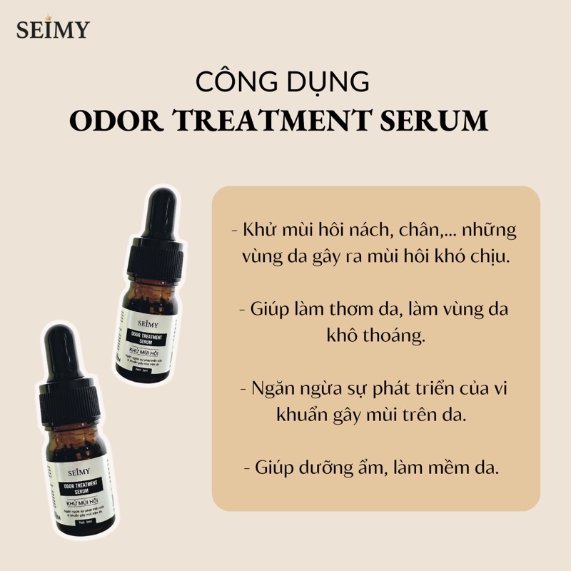 Serum khử mùi hôi nách, chân SEIMY - Odor Treatment Serum | BigBuy360 - bigbuy360.vn