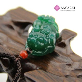 Mặt Dây Chuyền Tỳ Hưu Đá Ngọc Bích [ANCARAT]