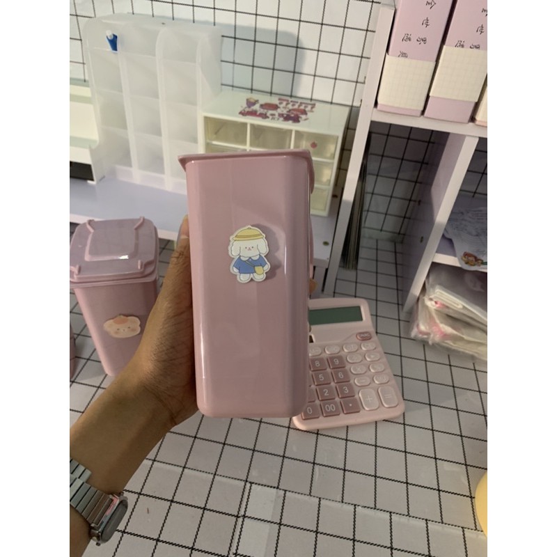 Sọt Rác MiNi Đựng Bút Gắn Sticker