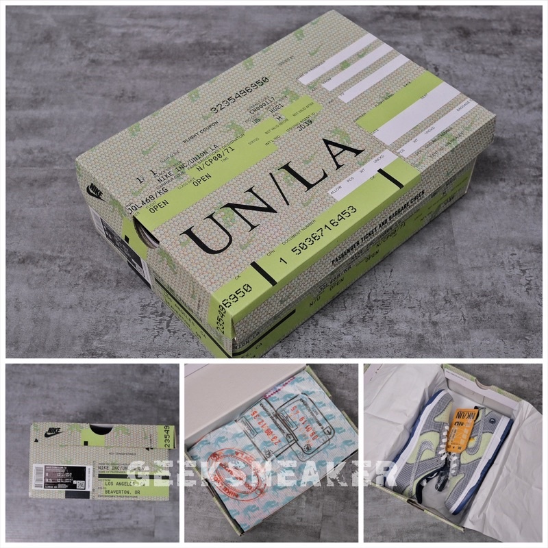 [GeekSneaker] Giày Sneaker Cổ thấp - Dunk Low Union &quot;Midnight Navy&quot; Passport Pack Pistachio