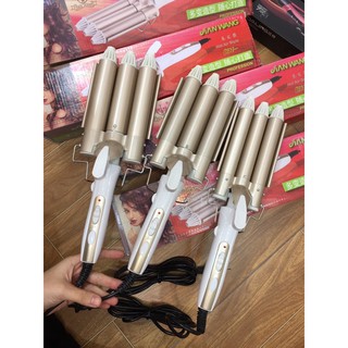 Máy xoăn sóng 3 trục