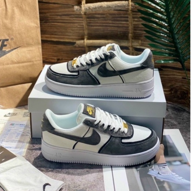 Giày Nike_Air Force 1 AF1 xám lông chuột bản cao cấp 1-1 hàng trung full phụ kiện