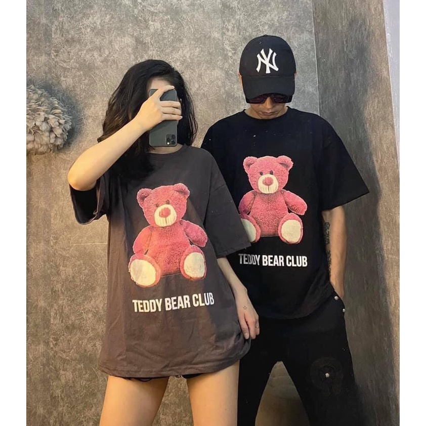 Áo phông su TEDDY unisex dáng rộng cá tính. Thiết kế mới nhất, chất liệu mềm mịn. HT18