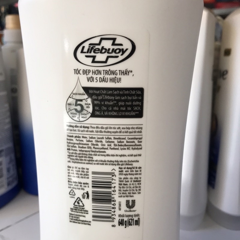 Dầu gội Lifebuoy Dưỡng Tóc Óng Ả 640g