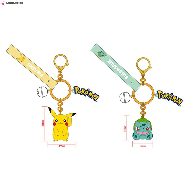 Móc Chìa Khóa Hình Pokemon 3D Nhật Bản 3D Độc Đáo Sáng Tạo